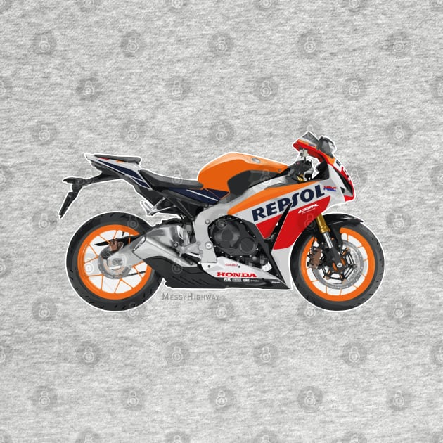 Honda CBR1000RR Fireblade 15 Repsol, s by MessyHighway